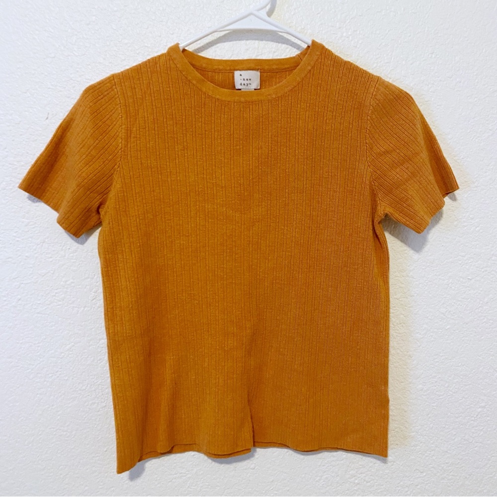 A New Day Ribbed Tee Shirt
